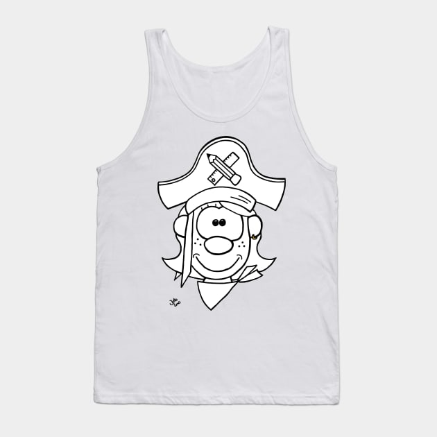 A school pirate Tank Top by JatoLino